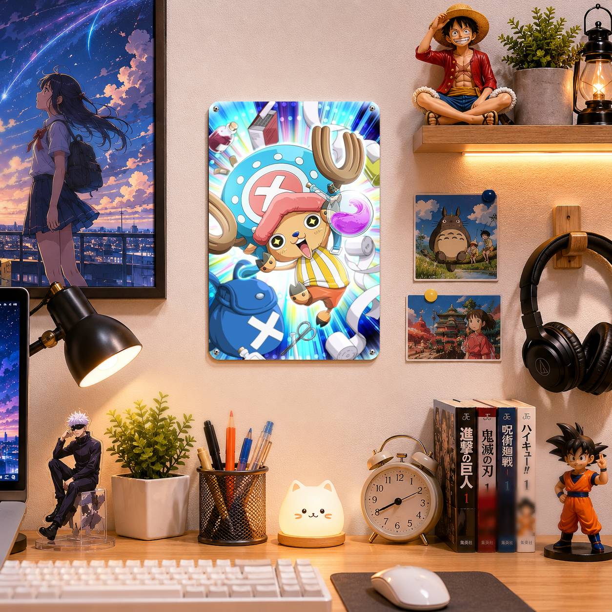 Chopper One Piece Anime Tin Sign - Cute Metal Wall Decor - image 2