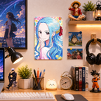 Vivi One Piece Anime Tin Sign - Metal Wall Poster Decor - image 2