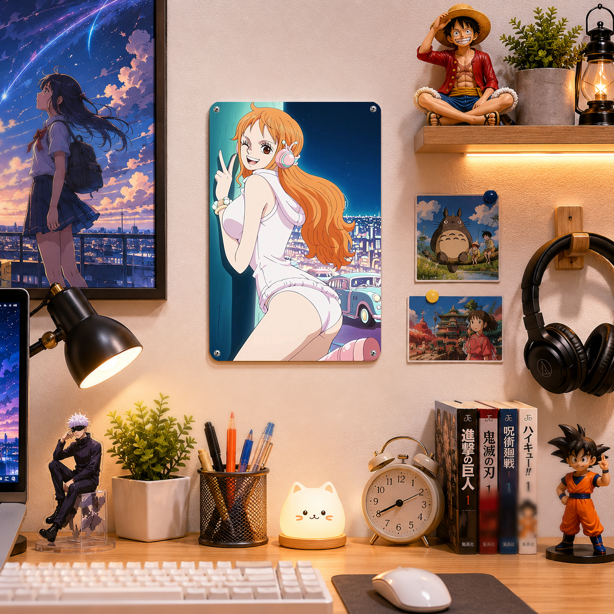 Nami One Piece Anime Tin Sign - Metal Poster Wall Decor - image 2