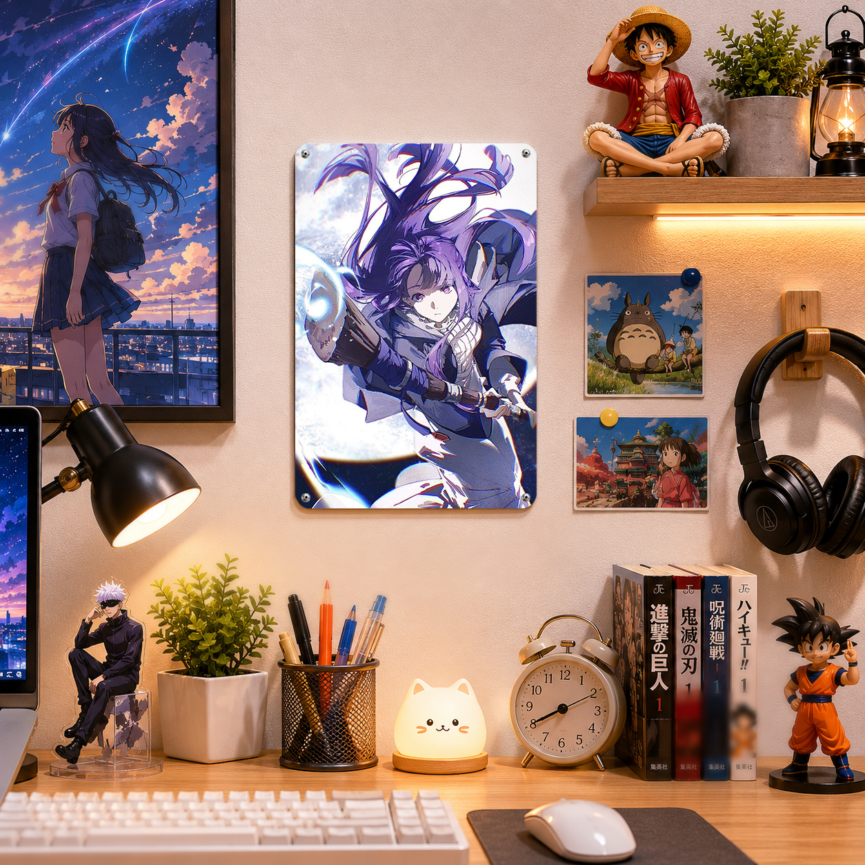 Fern Frieren Magic Anime Tin Sign - Metal Wall Poster - image 2