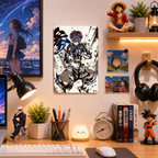 Akaza Demon Slayer Anime Tin Sign - Metal Poster Wall Decor - image 2