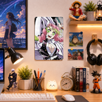 Mitsuri Kanroji Demon Slayer Anime Tin Sign - Metal Wall Art - image 2