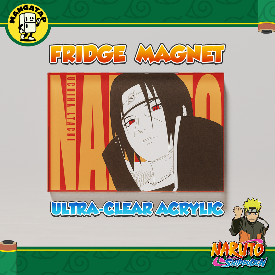 Itachi Uchiha Fridge Magnet – Naruto Anime Refrigerator Magnet, Anime Decor Gift for Fans