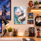 Frieren Elf Anime Tin Sign - Metal Wall Decor - image 2