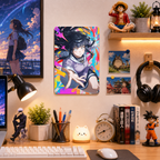 Hinata Hyuga Naruto Anime Tin Sign - Metal Wall Decor - image 2
