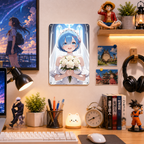 Rem Re Zero Anime Tin Sign - Metal Poster Wall Decor - image 2