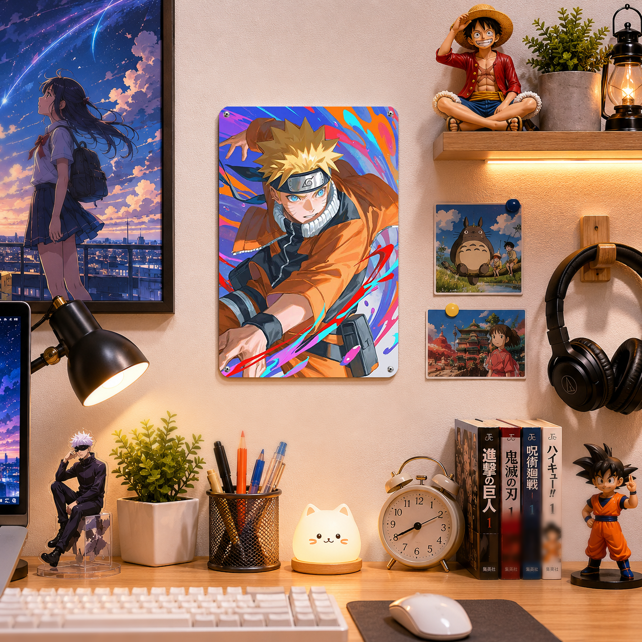 Naruto Uzumaki Anime Tin Sign - Metal Poster Room Decor - image 2