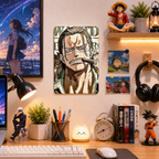 Shanks One Piece Anime Tin Sign - Metal Poster Wall Decor - image 2