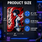 Soi Fon Bleach Anime Tin Sign - Metal Poster Wall Decor - image 5