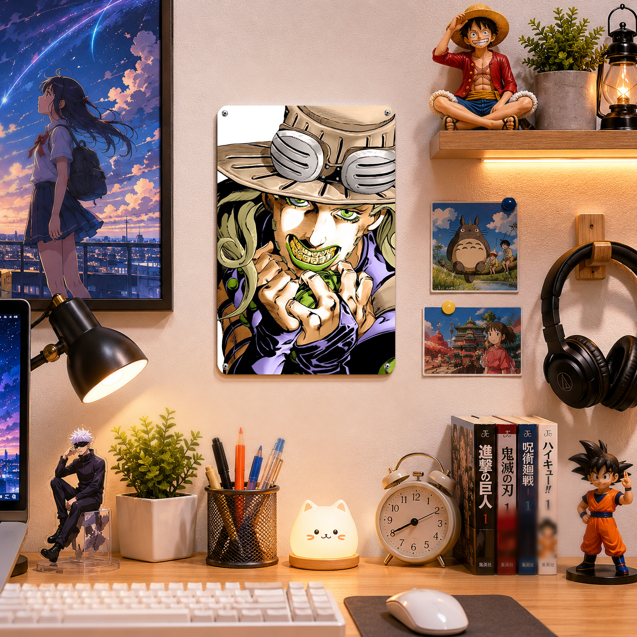 Gyro Zeppeli JoJo Anime Tin Sign - Metal Poster Decor - image 3