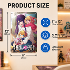 Ai Ruby Aqua Oshi no Ko Anime Tin Sign - Metal Poster - image 5