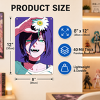 Reze Chainsaw Man Smile Tin Sign - Metal Wall Poster - image 5