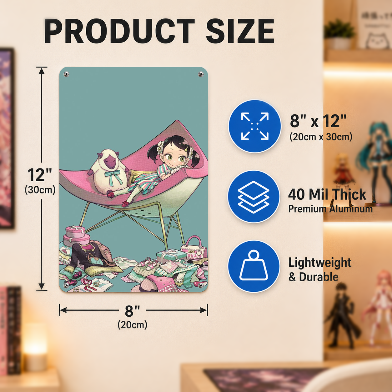 Anya Forger Spy x Family Room Tin Sign - Anime Wall Decor - image 5