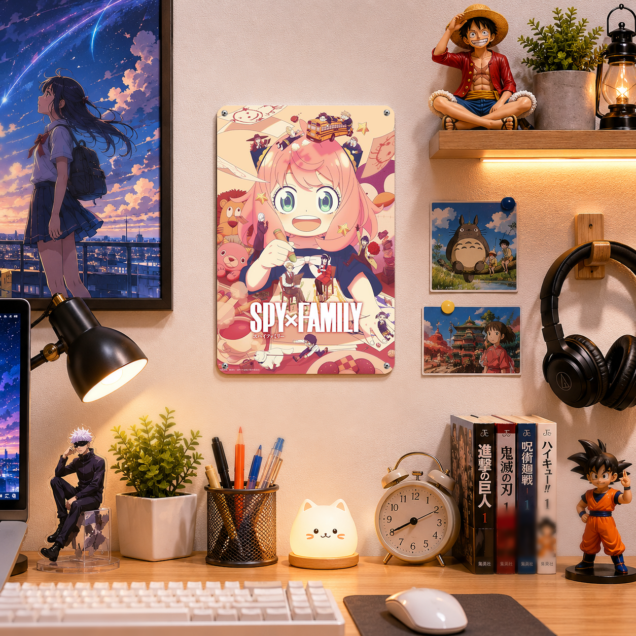 Anya Forger Poster Spy x Family Anime Tin Sign - Metal Decor - image 2