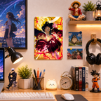 Luffy Gear 4 One Piece Anime Tin Sign - Metal Wall Poster - image 2