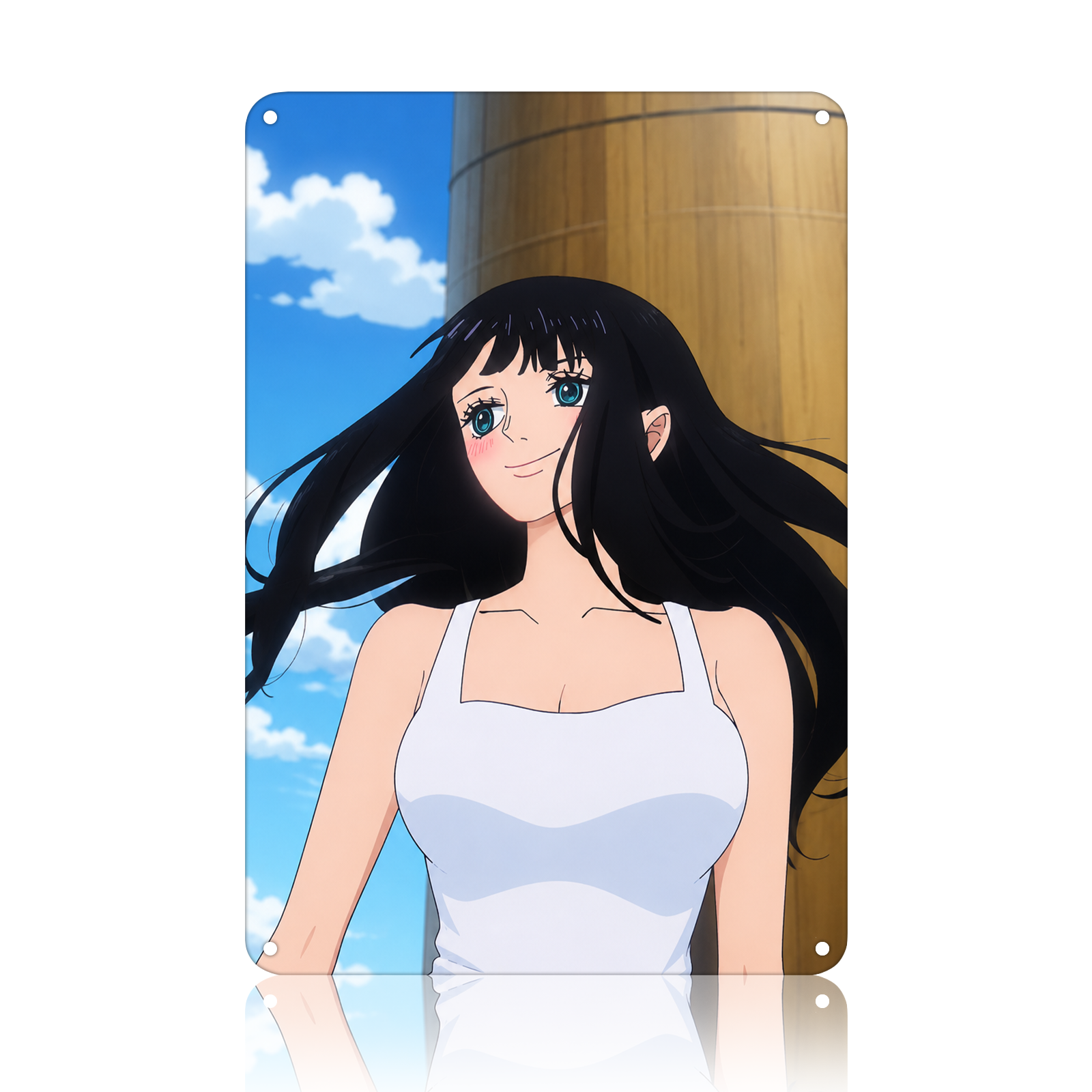 Nico Robin One Piece Metal Tin Sign - Anime Room Decor