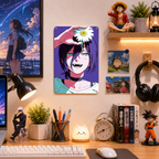 Reze Chainsaw Man Smile Tin Sign - Metal Wall Poster - image 2