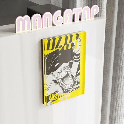 One Piece Usopp Anime Fridge Magnet – Creative Acrylic Refrigerator Magnet for Otaku Decor