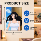 Nico Robin One Piece Metal Tin Sign - Anime Room Decor - image 5