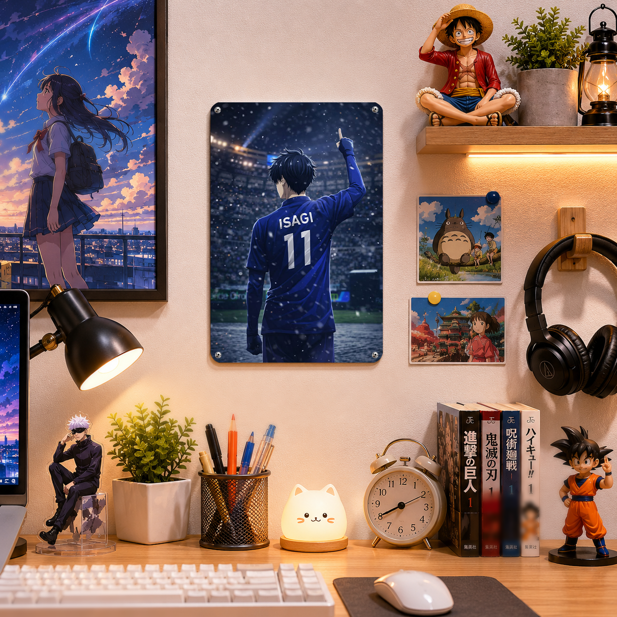 Yoichi Isagi Blue Lock Anime Tin Sign - Metal Wall Poster - image 2
