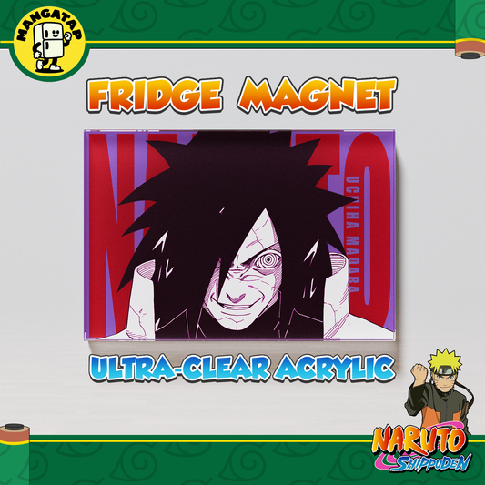 Madara Uchiha Fridge Magnet – Naruto Anime Refrigerator Magnet, Cool Anime Decor Gift for Fans