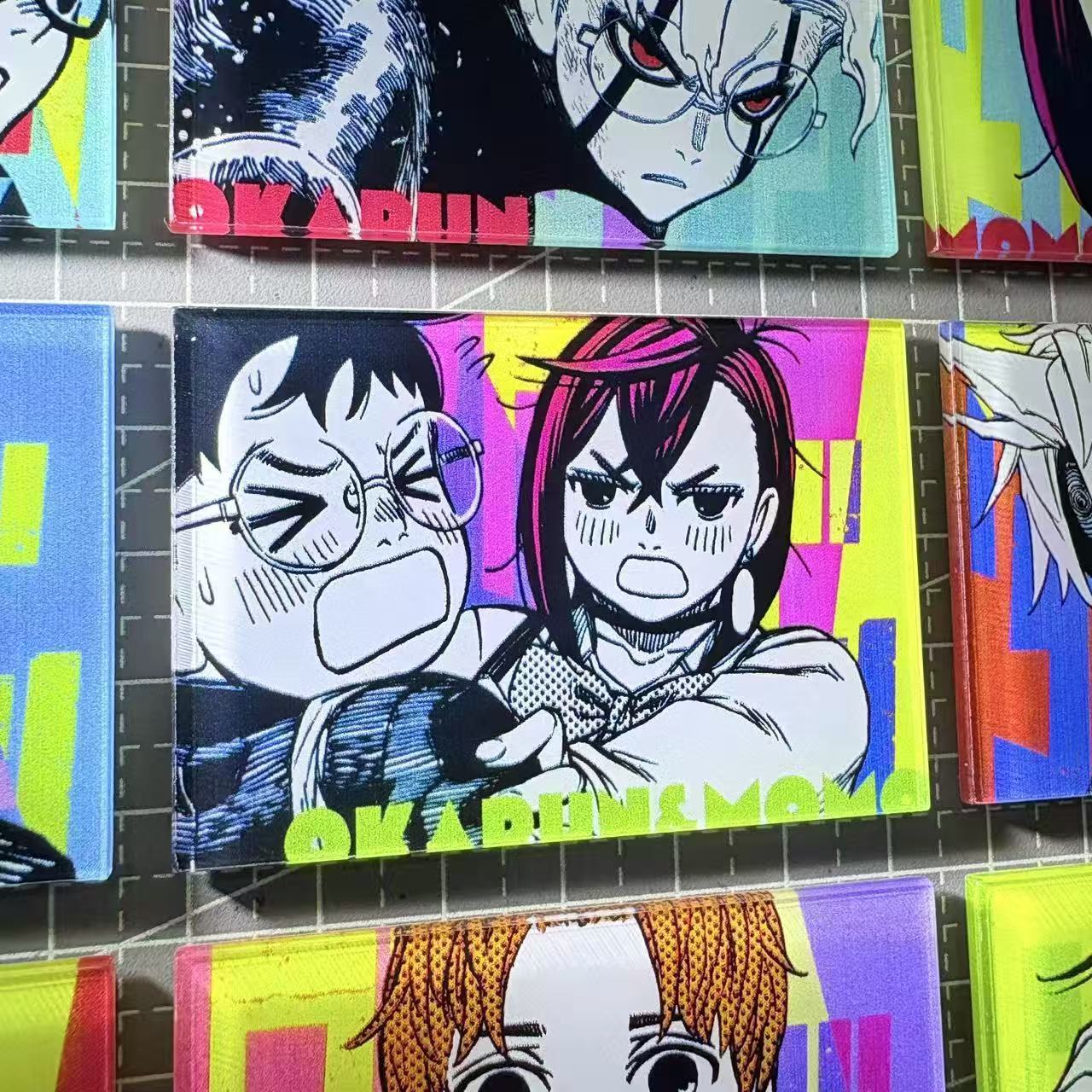 Dandadan Anime Fridge Magnet – Acrylic Refrigerator Magnet Otaku Collectible Decor