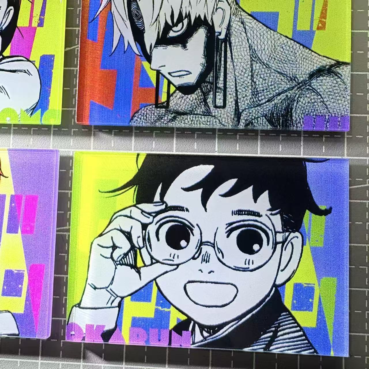 Dandadan Anime Fridge Magnet – Acrylic Refrigerator Magnet Otaku Collectible Decor