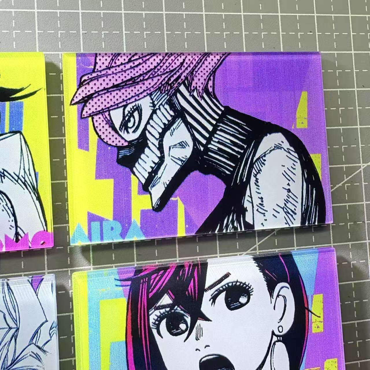 Dandadan Anime Fridge Magnet – Acrylic Refrigerator Magnet Otaku Collectible Decor