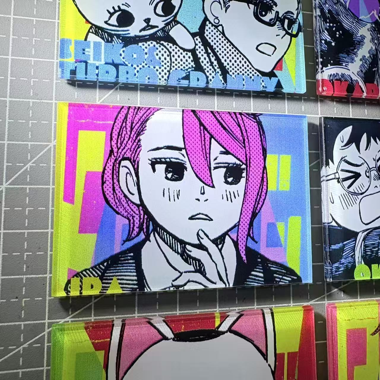 Dandadan Anime Fridge Magnet – Acrylic Refrigerator Magnet Otaku Collectible Decor