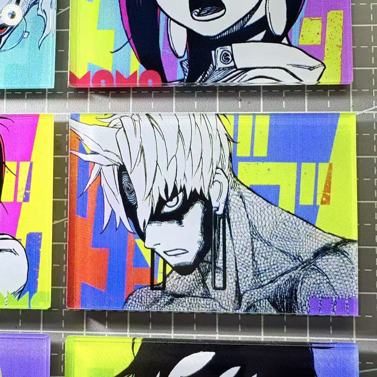 Dandadan Anime Fridge Magnet – Acrylic Refrigerator Magnet Otaku Collectible Decor