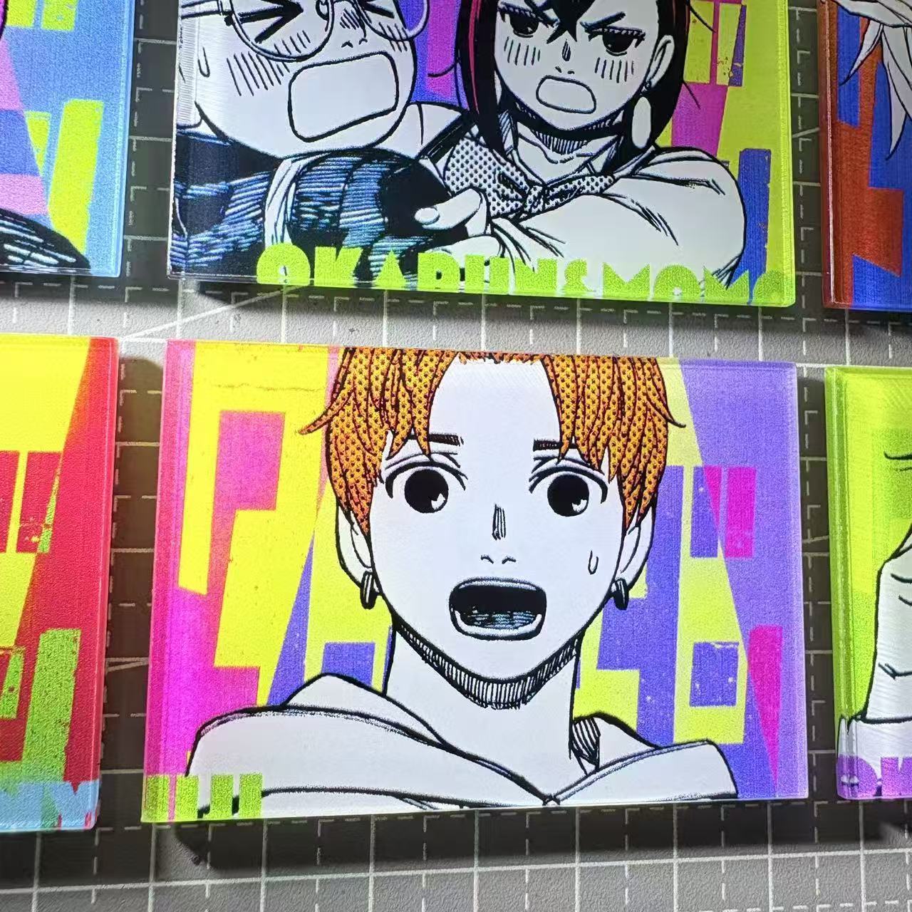 Dandadan Anime Fridge Magnet – Acrylic Refrigerator Magnet Otaku Collectible Decor