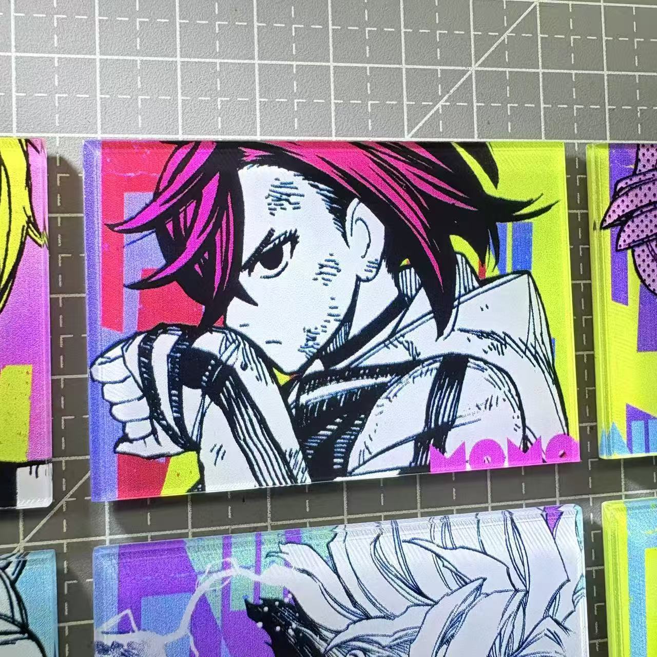 Dandadan Anime Fridge Magnet – Acrylic Refrigerator Magnet Otaku Collectible Decor