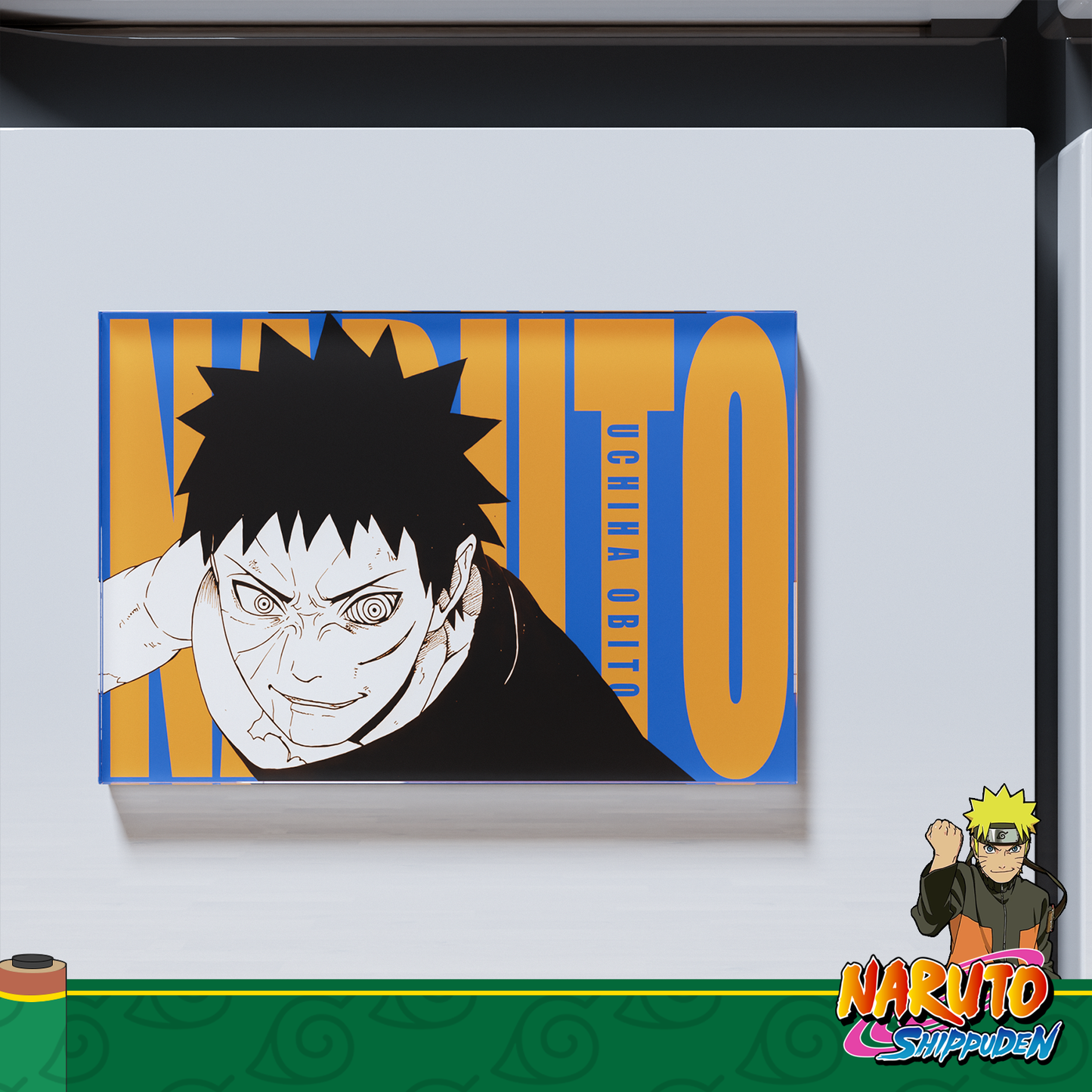 Obito Uchiha Fridge Magnet – Naruto Anime Refrigerator Magnet, Anime Decor Gift for Fans