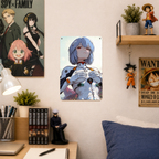 Rei Ayanami Evangelion Metal Tin Sign - Anime Wall Decor - image 3