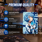 Rei Ayanami Evangelion Anime Tin Sign - Metal Wall Poster - image 6