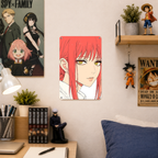 Makima Chainsaw Man Anime Tin Sign - Metal Poster Decor - image 3