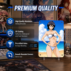 Rukia Kuchiki Bleach Anime Tin Sign - Metal Wall Decor - image 6