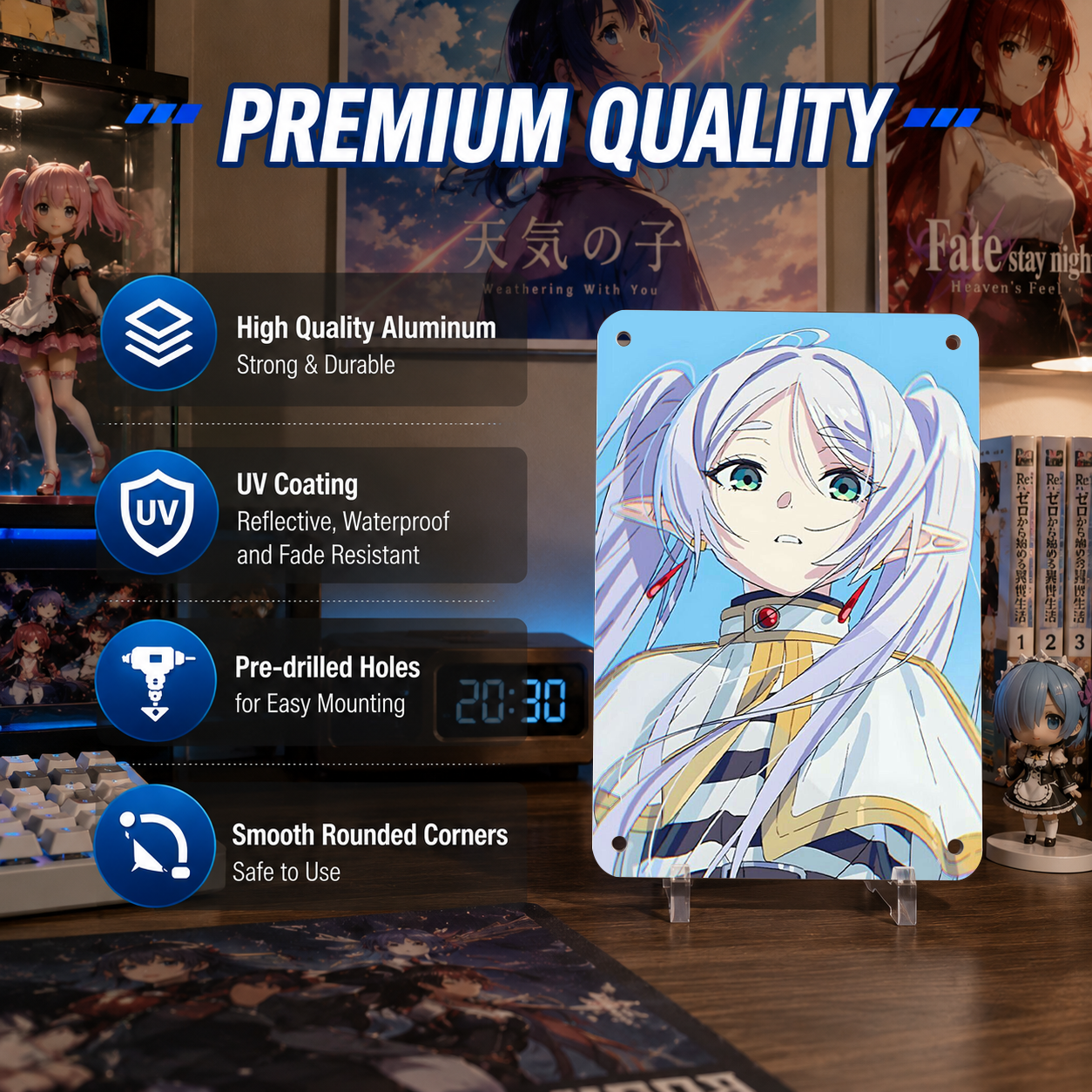 Frieren Anime Tin Sign - Beyond Journey's End Metal Poster - image 6