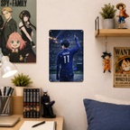 Yoichi Isagi Blue Lock Anime Tin Sign - Metal Wall Poster - image 3