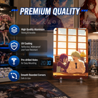 Reze and Denji Chainsaw Man Anime Tin Sign - Metal Decor - image 6