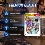 Goku Vegeta Dragon Ball Anime Tin Sign - Metal Wall Decor - image 6