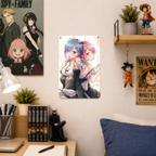 Rem and Ram Re Zero Anime Tin Sign - Metal Wall Poster - image 3