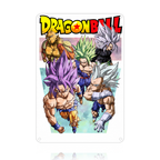 Goku Vegeta Dragon Ball Anime Tin Sign - Metal Wall Decor