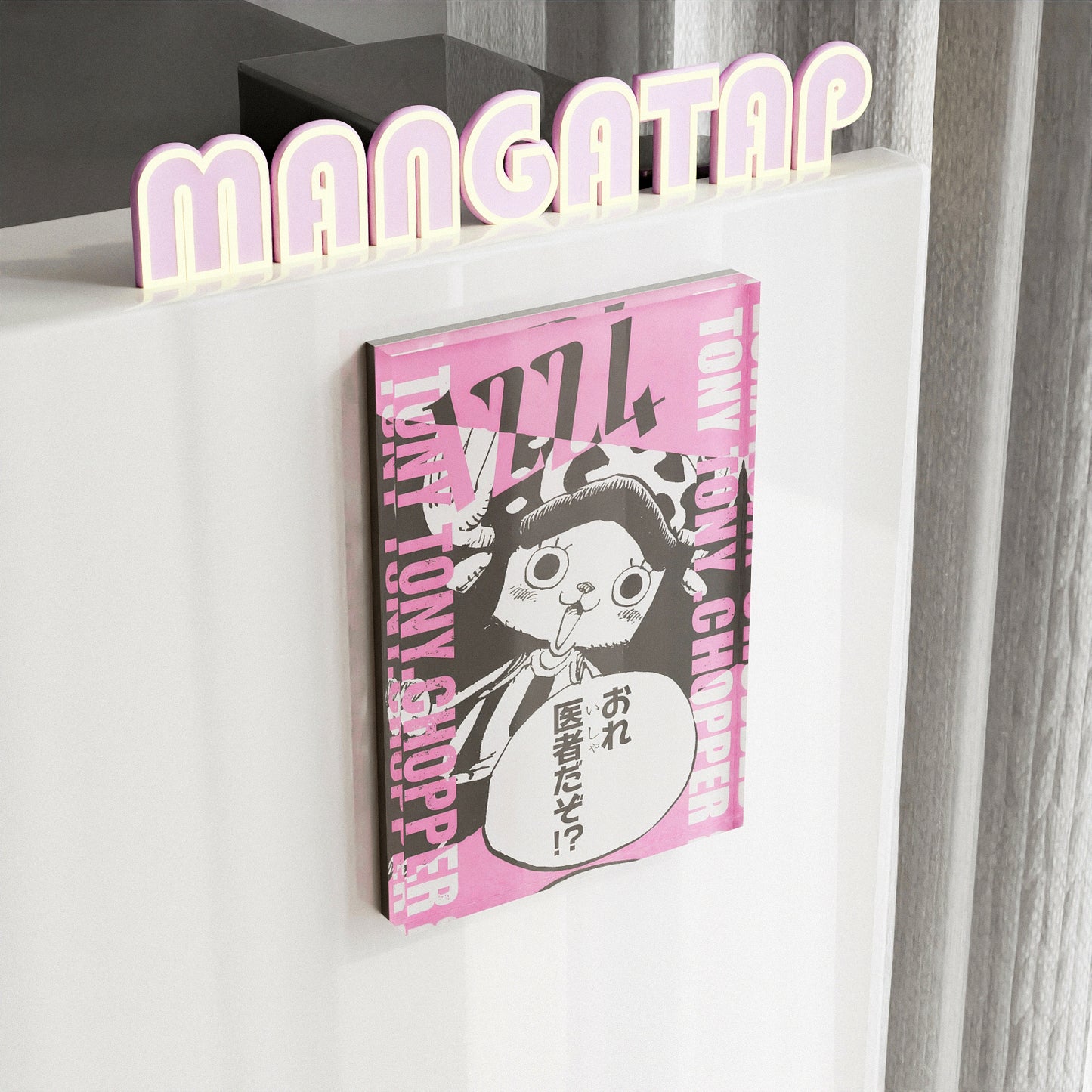 One Piece Tony Tony Chopper Cute Anime Fridge Magnet – Acrylic Refrigerator Magnet for Anime Gifts