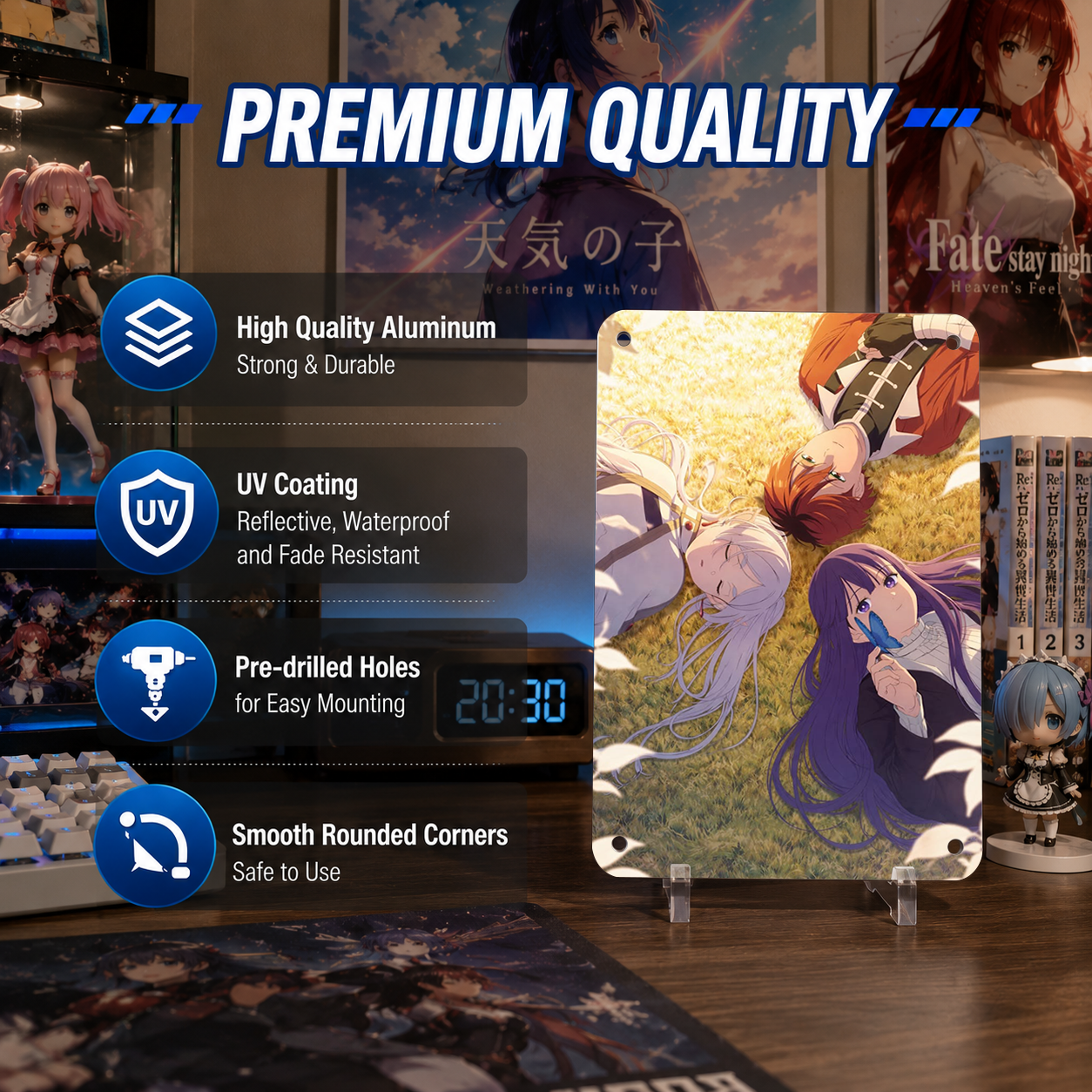 Himmel and Frieren Anime Tin Sign - Metal Wall Decor - image 5