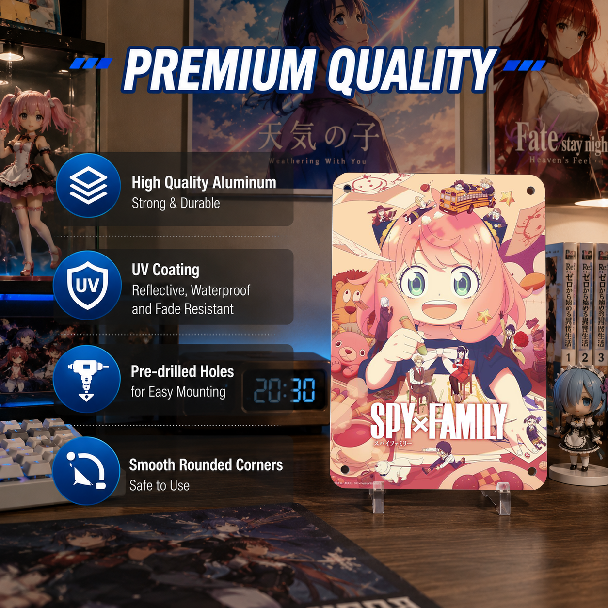 Anya Forger Poster Spy x Family Anime Tin Sign - Metal Decor - image 6