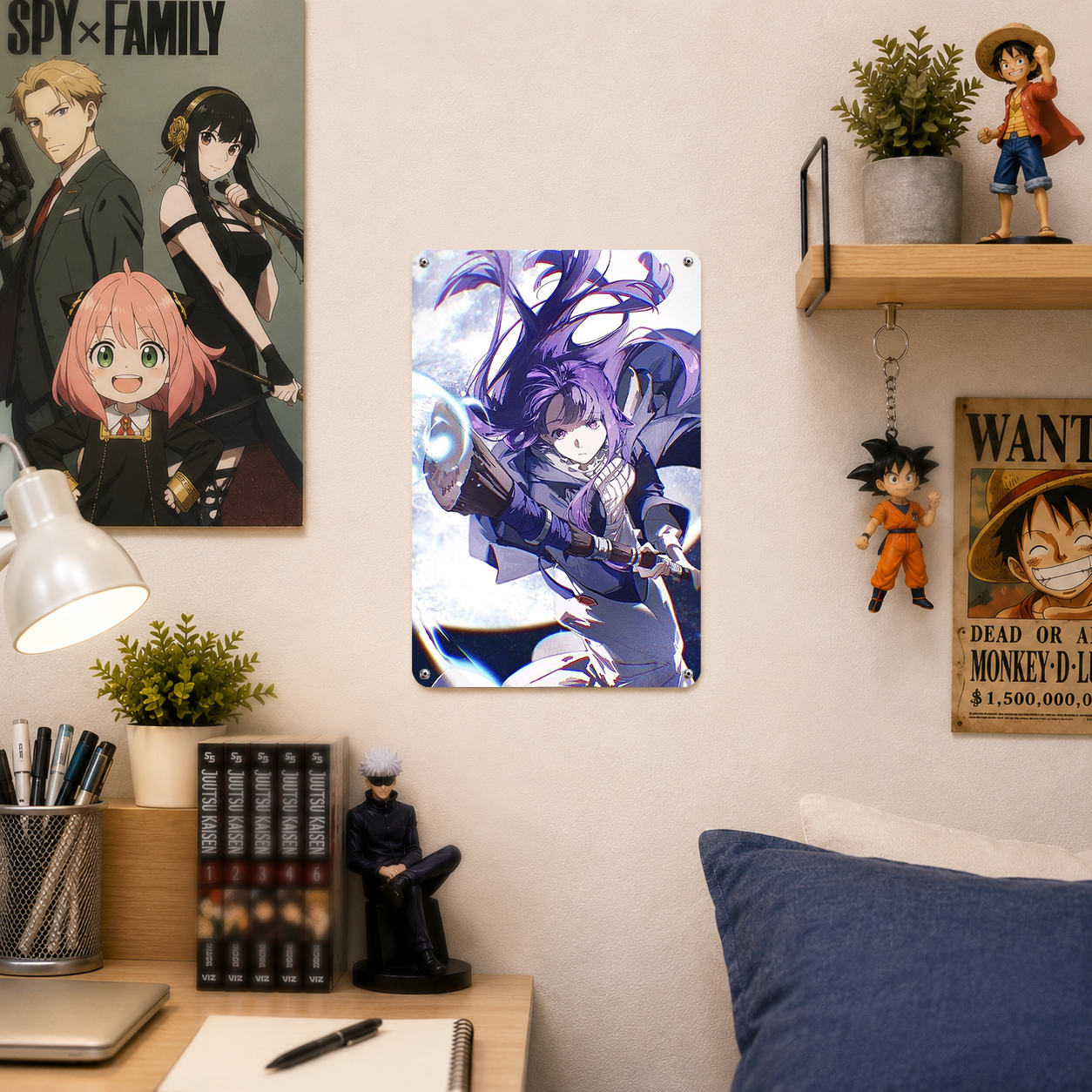 Fern Frieren Magic Anime Tin Sign - Metal Wall Poster - image 3