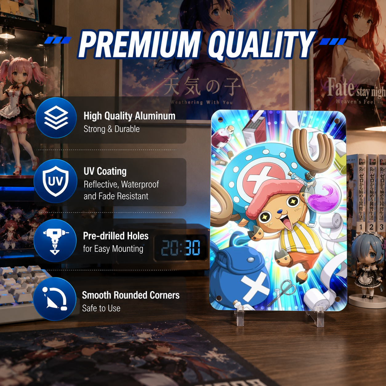 Chopper One Piece Anime Tin Sign - Cute Metal Wall Decor - image 5