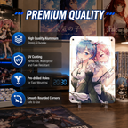 Rem and Ram Re Zero Anime Tin Sign - Metal Wall Poster - image 6