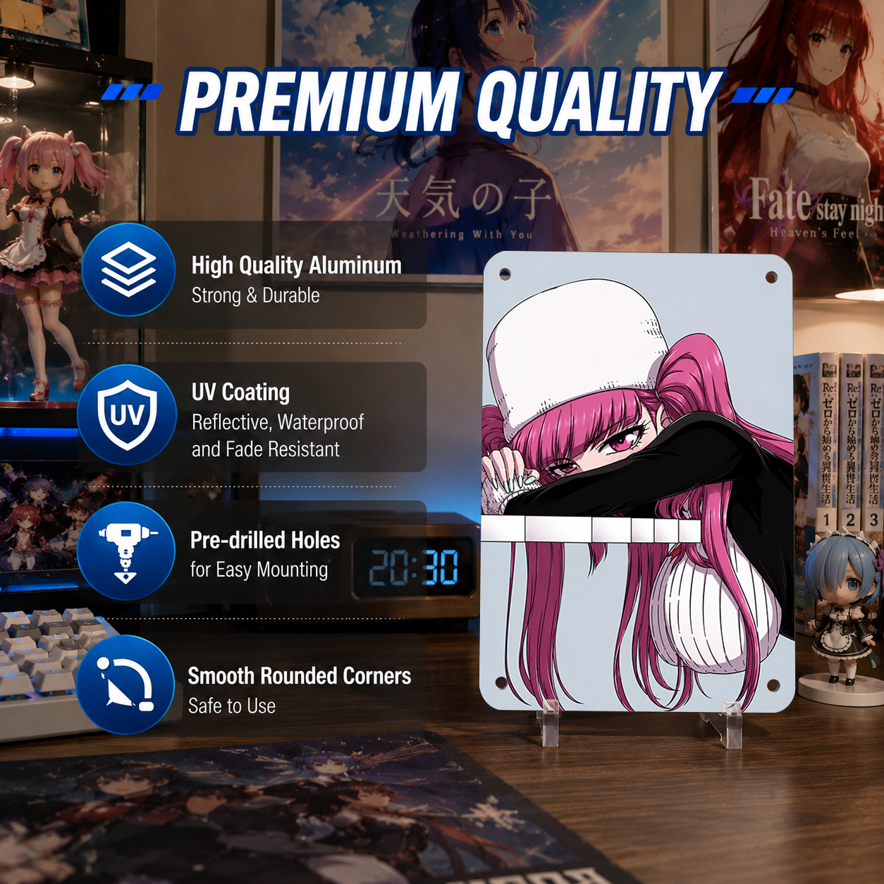 Yoruichi Shihoin Bleach Anime Tin Sign - Metal Wall Art - image 5